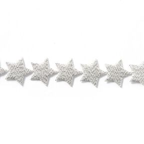 Zelfklevende sterrenslinger [20 mm] - zilver metalen, 