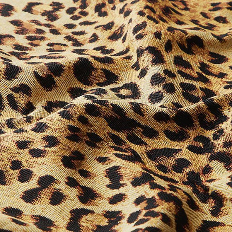 Jacquard gobelin luipaard – beige, image number 2