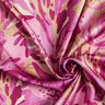 Crêpe satijn zeebloemen – druif/pastelviolet,  thumbnail number 3