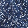viscose voile batik bladtakken – indigo/wit,  thumbnail number 4