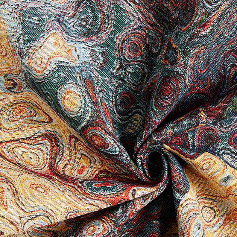 Jacquard gobelin Abstracte kunst – blauw/rood/geel, image number 3