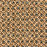 Satijn geometrisch retro patroon – karamel,  thumbnail number 1