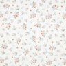 GOTS Mousseline/dubbel gehaakte stoffen Schattige bloemetjes  | Poppy Fabrics – ivoor/oranje,  thumbnail number 1