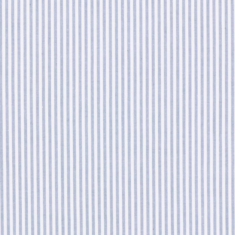 Katoenpopeline Strepen, garen geverfd – jeansblauw/wit,  image number 1
