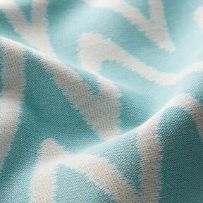 Outdoorstof jacquard Ikat patroon – hemelsblauw, 