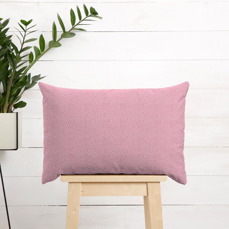 Katoenen stof Cretonne fijne stippen – roze,  image number 6