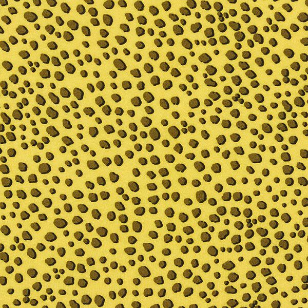 Viscose stof Luipaardprint – geel,  image number 1