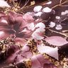 Katoenjersey Borduurstof Bloemen in gouden glitter | Glitzerpüppi – bordeauxrood/pastellila,  thumbnail number 7