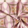 Decostof Canvas Borduurwerklook groot – pastelviolet/lichtbeige,  thumbnail number 3