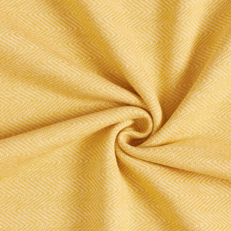 Wintersweater met dwarsstrepen – goud/wit, image number 3