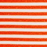 Fijngebreid Pailletten strepen – oranje/ecru,  thumbnail number 1