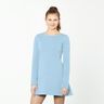 Lichte French Terry effen – stralend blauw,  thumbnail number 4