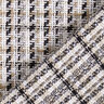Grove jasstof glittergaren ruit – wit/beige,  thumbnail number 5