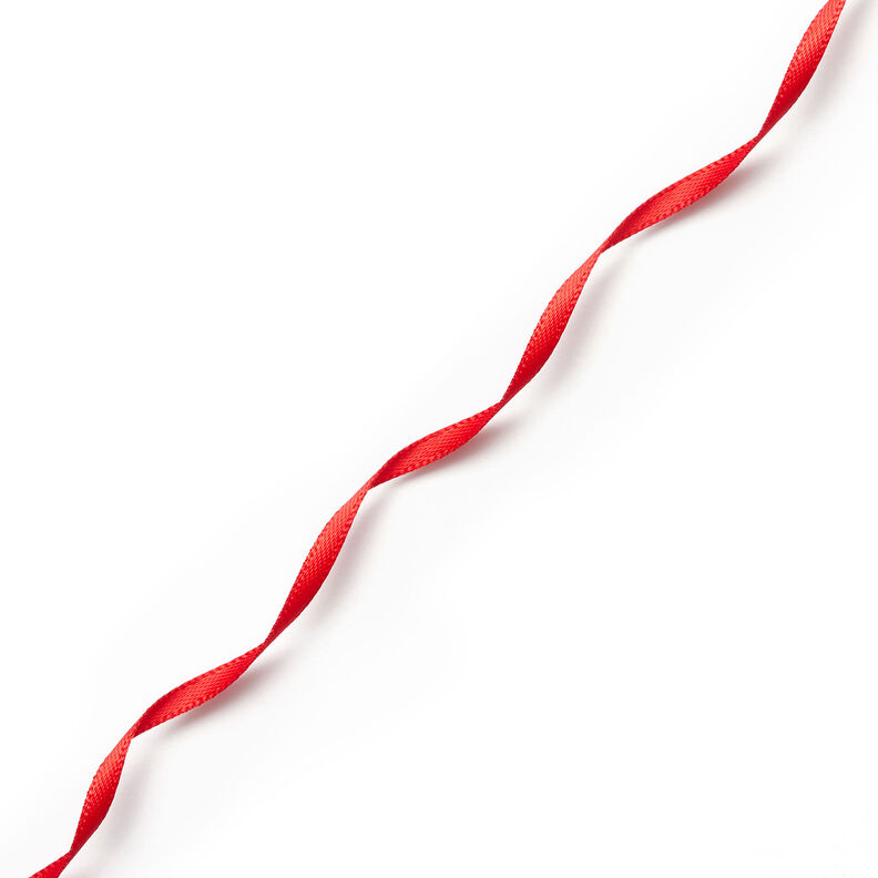 Satijnband [3 mm] – rood,  image number 2