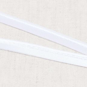 Satijn Paspelband [10 mm] – wit, 
