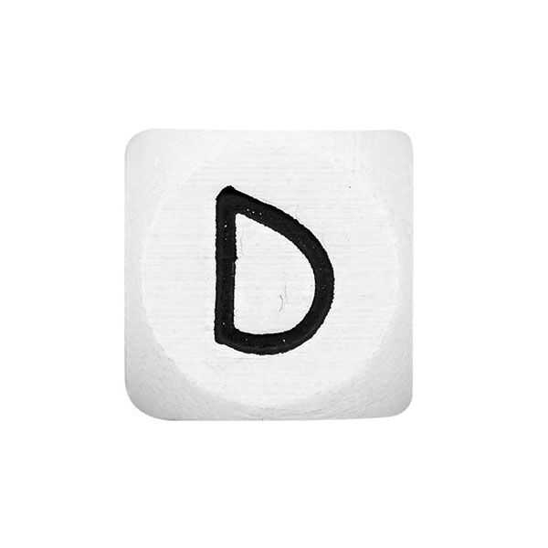 Houten letters D – wit | Rico Design,  image number 1