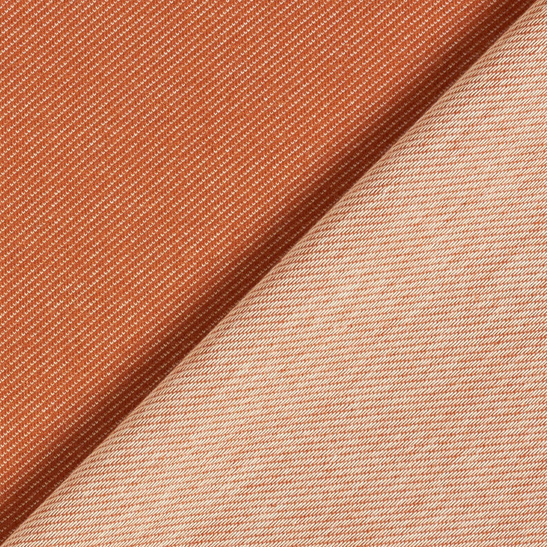 Katoenjersey Jeanslook – terracotta,  image number 3