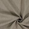 Ramie Linnen stof stone washed, zware kwaliteit – donkertaupe,  thumbnail number 1