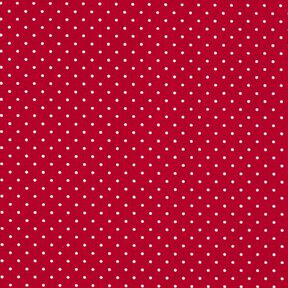 Gecoat katoen Kleine stippen – rood, 