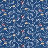 Katoenjersey Zwaluwen over de weide – indigo,  thumbnail number 1