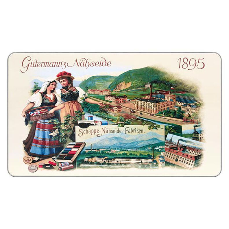Nostalgiebox 1895 naaigarenenset allesnaaier [ 100m | 48 Stuk | 22 x 19 x 2 cm ] | Gütermann creativ,  image number 2