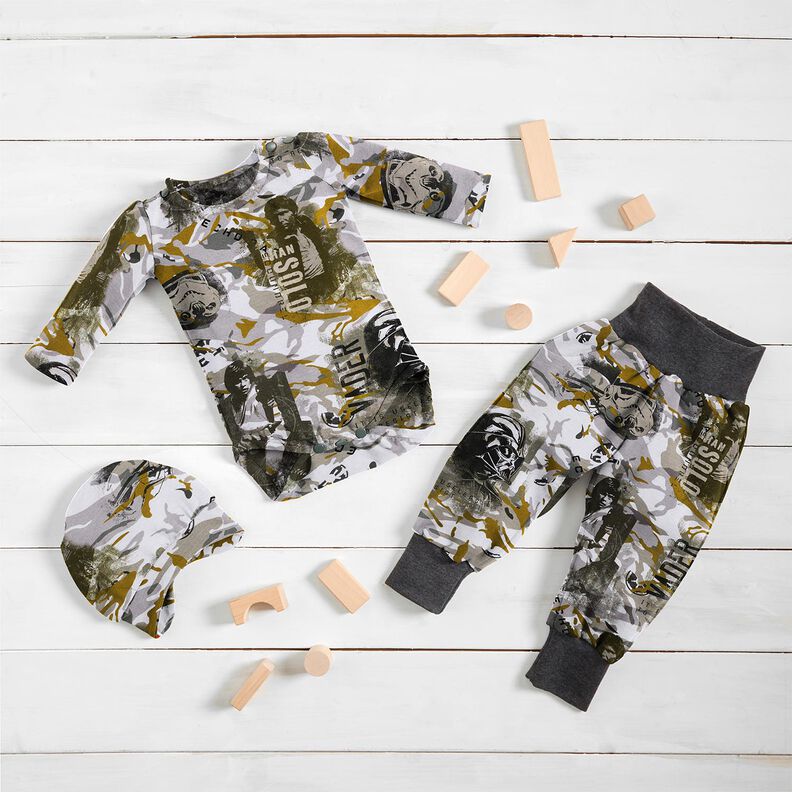 Katoenjersey Camouflage | Star Wars – ecru, image number 7