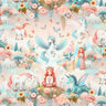 Katoenjersey Eenhoorns Digitaal printen | by Poppy – ecru/eucalyptus,  thumbnail number 1