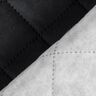 Bekledingsstof Fluweel Doorgestikte stof – zwart,  thumbnail number 3