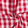Katoenen stof Vichy ruit 1,7 cm – rood/wit,  thumbnail number 3