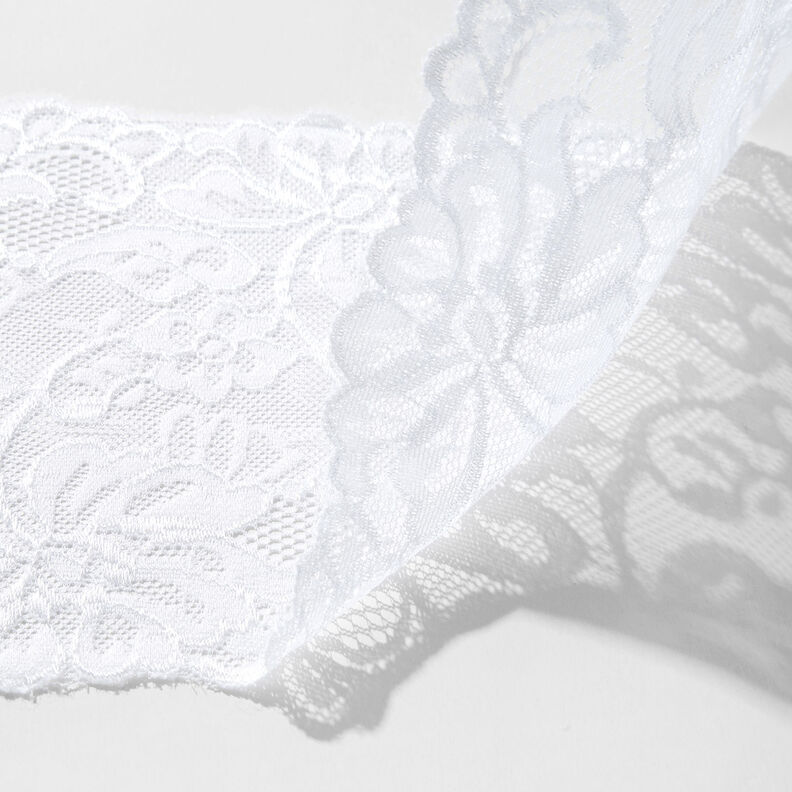 Elastisch uiteinde [150 mm] – wit,  image number 2