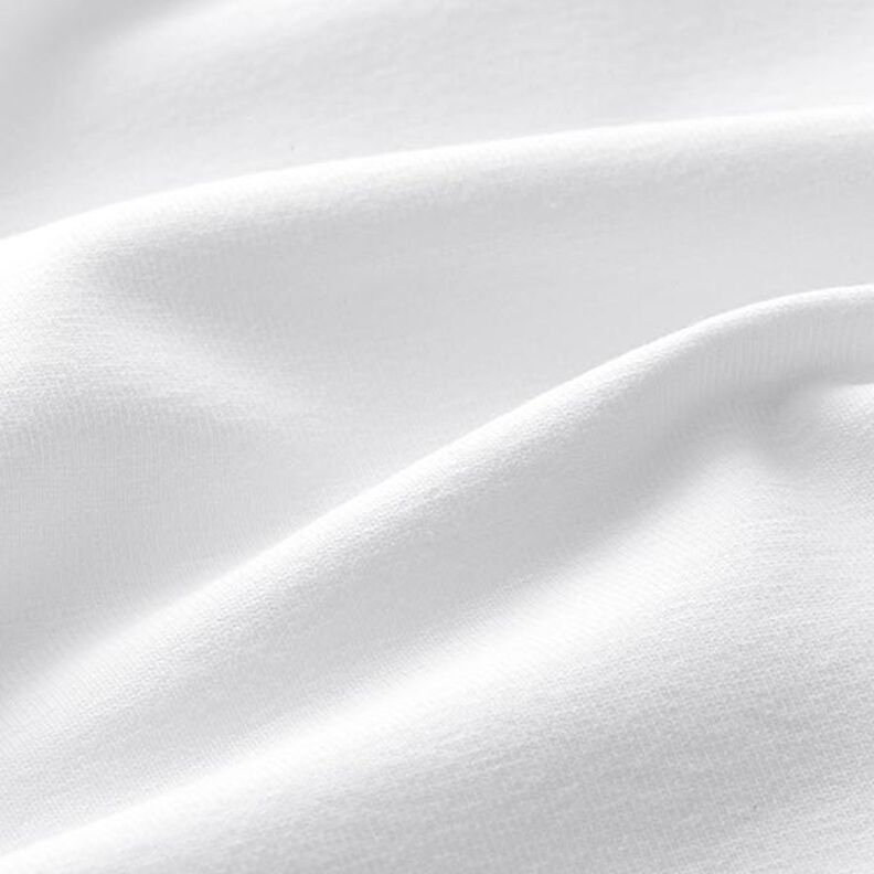 Katoenjersey medium effen – wit,  image number 4