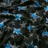 French Terry sommersweat Stervariaties | Glitzerpüppi – zwart/blauw,  thumbnail number 2