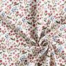 Katoenjersey Bloemenweide met appeltjes – ecru,  thumbnail number 3