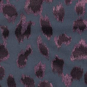 Jacquard Luipaard Metallic | Poppy Fabrics – anthraciet, 