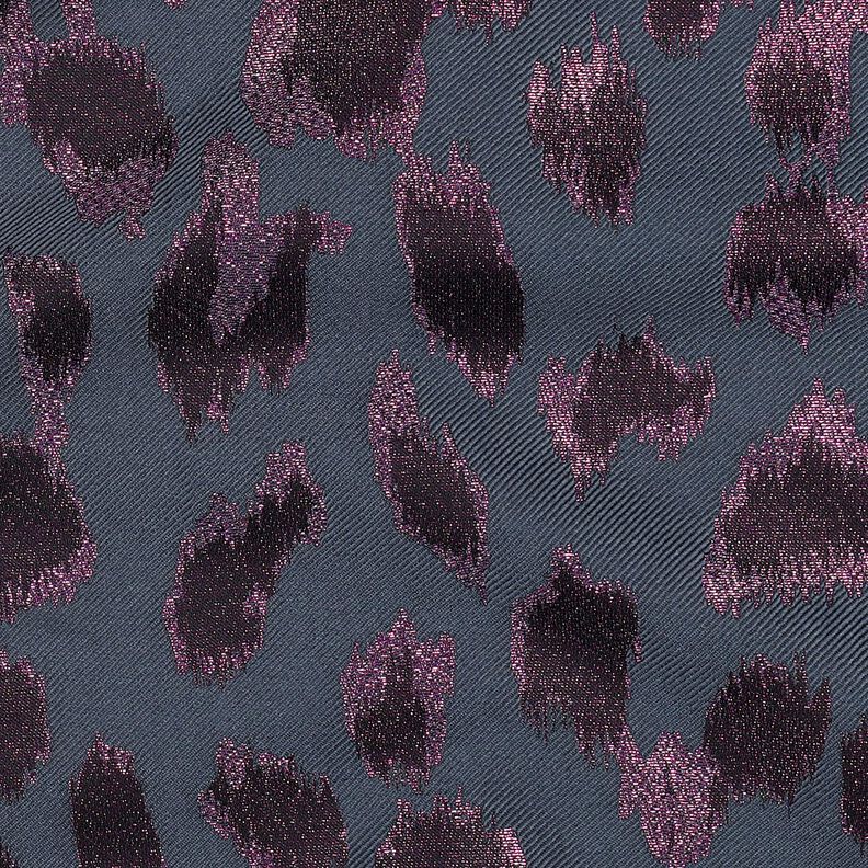 Jacquard Luipaard Metallic | Poppy Fabrics – anthraciet, image number 2