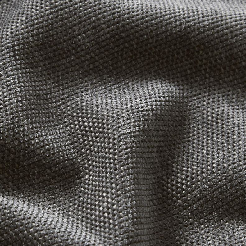 Bekledingsstof Chenille-stof – donkergrijs, image number 2