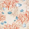 Decostof Panama Koraalrif – lichtbeige/terracotta,  thumbnail number 1