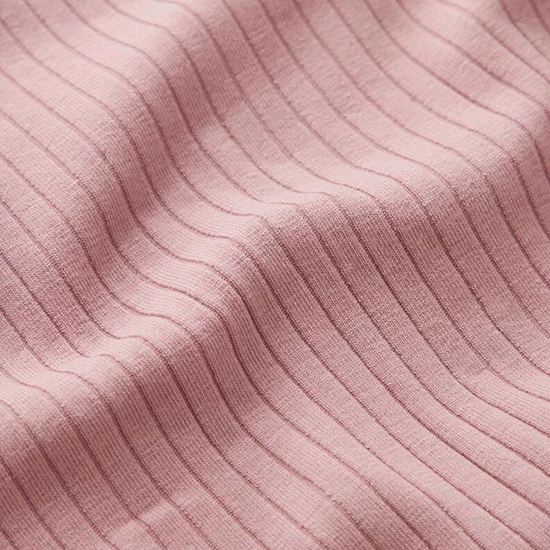 Ribjersey effen – oudroze,  image number 3