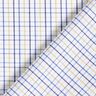 Katoenen stof geruit rooster – wit/blauw,  thumbnail number 4