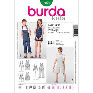 Kindertuinbroek, Burda 9464, 