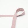 Biasband Mousseline [20 mm] – licht oudroze,  thumbnail number 1