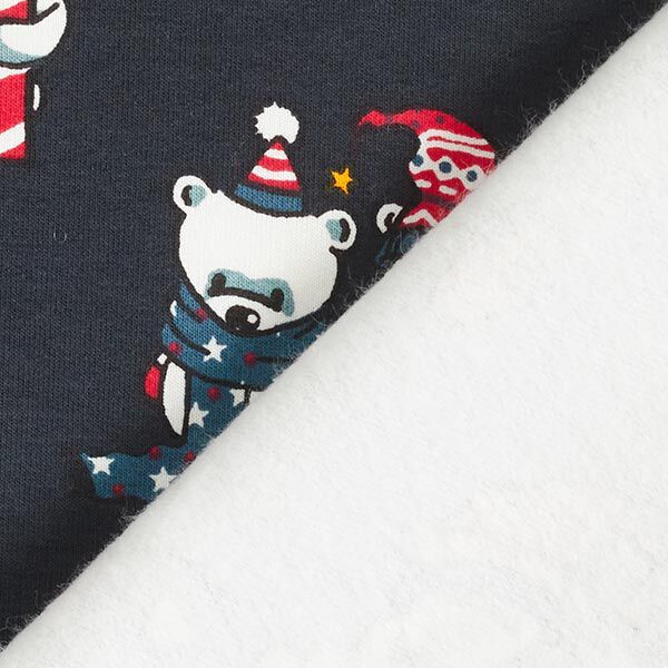 Sweatshirt geruwd IJsberen vieren Kerstmis – marineblauw, image number 4