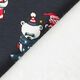 Sweatshirt geruwd IJsberen vieren Kerstmis – marineblauw,  thumbnail number 4