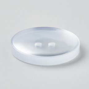 2-gats knoop glanzend [Ø 25 mm] – wit, 
