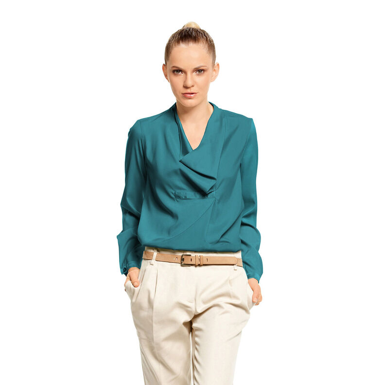 Viscosestof woven Fabulous – petroleum, image number 8