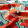 Tassen Panel Canvas kleurrijke klaprozen – zwart blauw/vuurrood,  thumbnail number 3