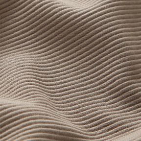 Ottomaanse ribjersey effen – taupe, 