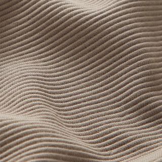 Ottomaanse ribjersey effen – taupe, 