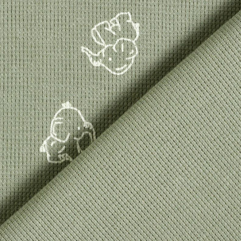 Wafel jersey Babyolifanten – greige, image number 4
