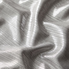 Ribjersey metallic – zilver metallic, 